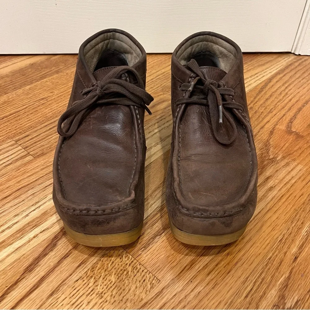 Clarks Wallabees Brown Leather Chukka Boots 8.5 Men’s Shoes